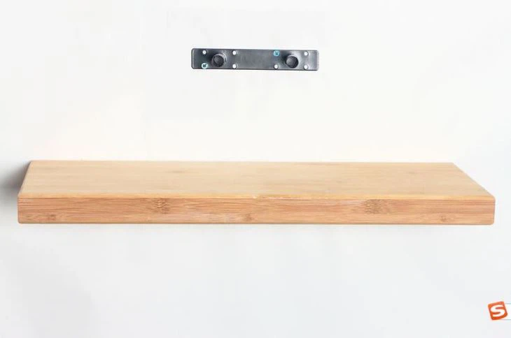 Storage Wide Wall Shelves Bamboo Shelving For Walls In Home